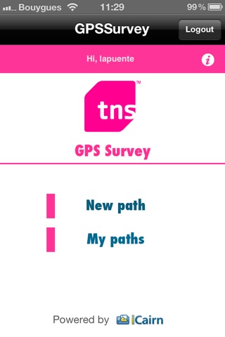 TNS Tourism Survey screenshot 2
