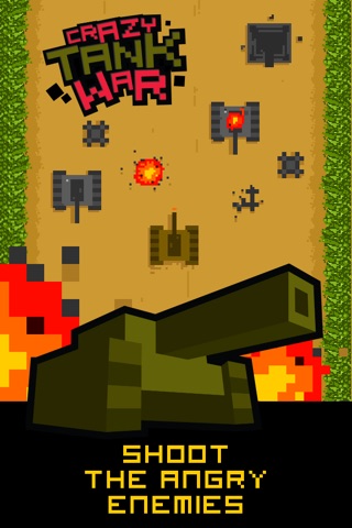 Crazy Tank War Free - Complete the Dangerous Desert Mission screenshot 3