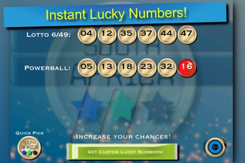 Lotto South Africa - Lucky Numbers screenshot 3