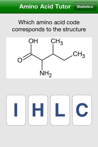 Amino Acid Tutor screenshot 2