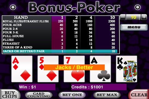 Bonus-Poker-Cool !!! screenshot 3