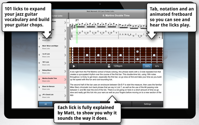 Matt Warnock 101 Jazz Guitar Licks(圖2)-速報App