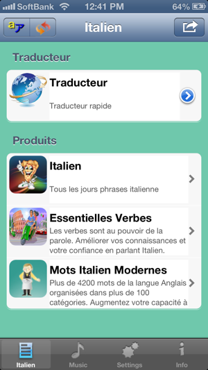 Italien - Talking French to Italian Translator + Phrasebook(圖1)-速報App