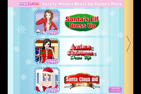 Lovely Winter Dress Up Games screenshot 2