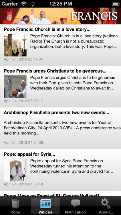 Messages from the Pope - Catolicapp.org