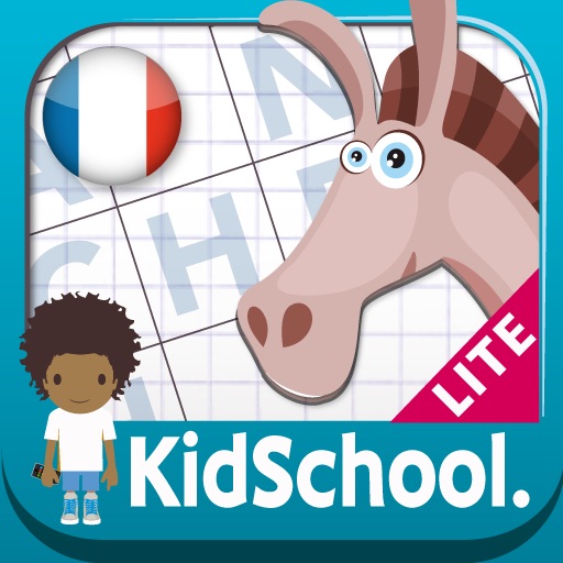 Kidschool : my first criss-cross puzzle in french LITE iOS App