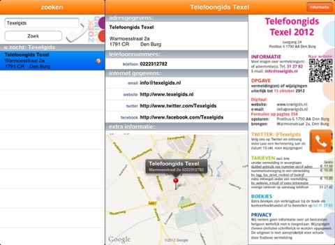 Texelgids for iPad screenshot 2