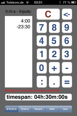 Time Calculator screenshot 3