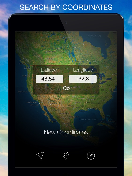 Coordinates - Your GPS Coordinates, Altitude, Compass