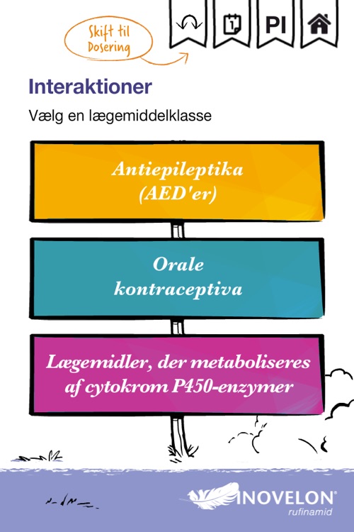 Inovelon Dosing App for iPhone - Denmark