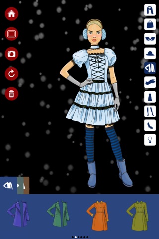 Christmas Walks! Dress Up, Make Up and Hair Styling game for girls screenshot 3