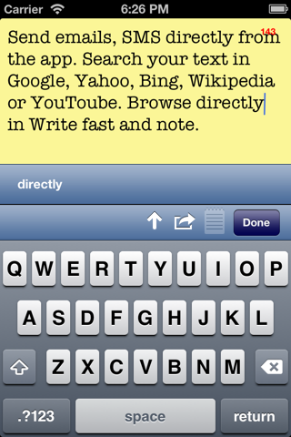 Write fast and note free screenshot 3