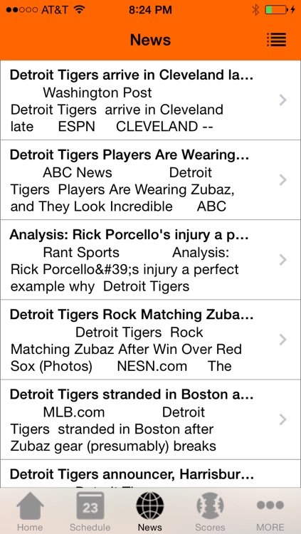 Detroit Baseball - a Tigers News App