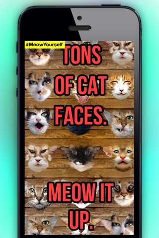 Meow Yourself: A Cat Face Cam and Pic Stickers (#MeowYourself) screenshot 4
