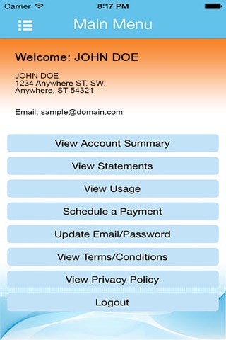 Dunn Energy Cooperative Bill4U screenshot 2