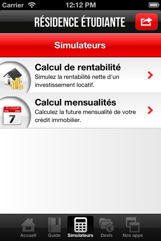 Résidence étudiante screenshot 4