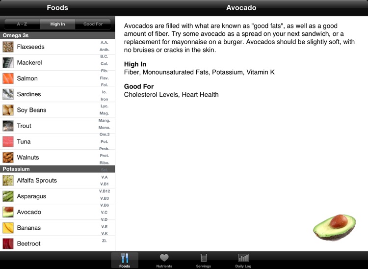 iEatHealthy for iPad - Eat Right Without Dieting