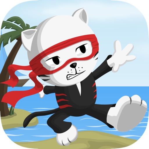 Tiny Ninja Cat: A Real Fun Run Adventure Challenge Game for Boys & Girls Free icon