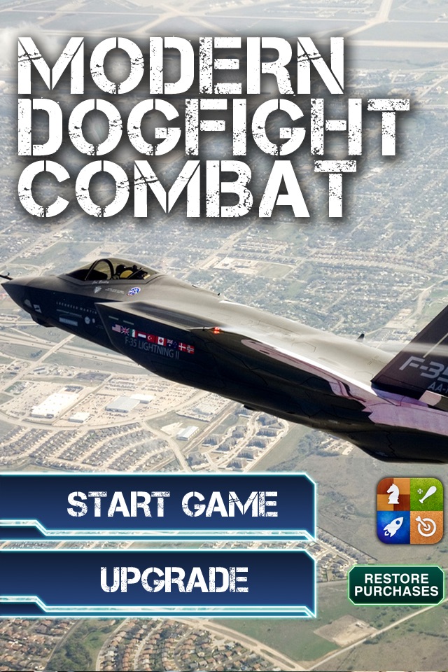 A Modern Dogfight Combat - Jet Fighter Game HD Free screenshot 2