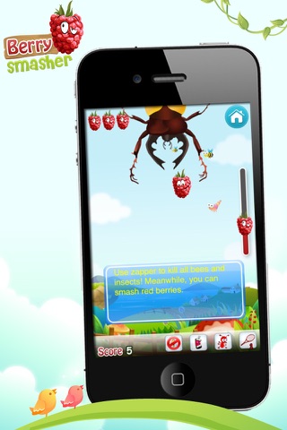 Berry Smasher - Ninja Slice Bug Smash Clash screenshot 4