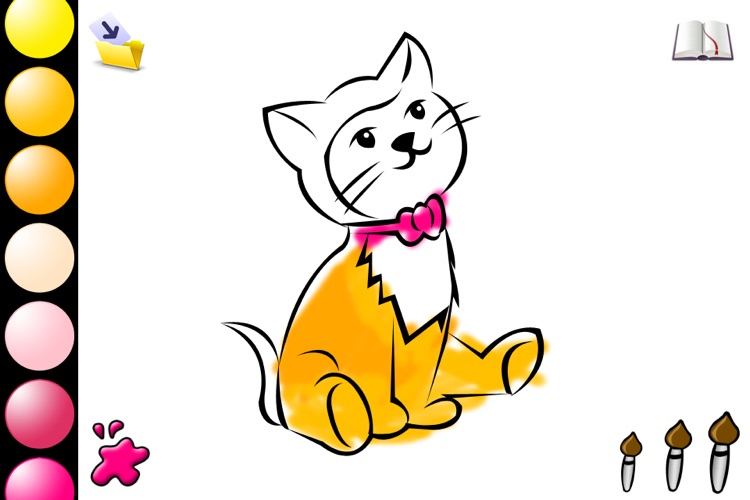 Alice in Wonderland - Interactive story book and coloring pages screenshot-4