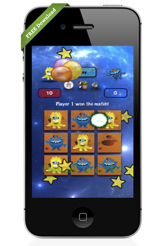Tic Tac Alien Clash: Far Away Galaxy Match - Free Game Edition for iPad, iPhone and iPod screenshot 3