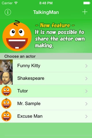 TalkingMan screenshot 2