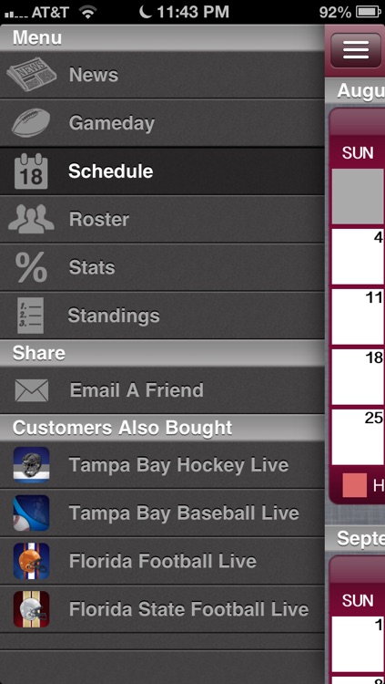 Tampa Bay Football Live screenshot-3