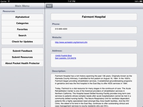 Pocket Health Protector iPad Edition screenshot 3