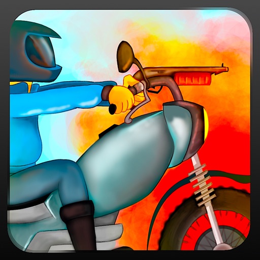 A Clash of Angry Harlem Bikers - Oldschool Bike Race Shooting Game icon