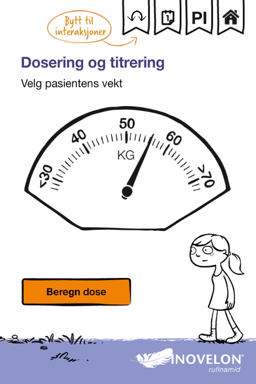 Inovelon Dosing App for iPhone - Norway