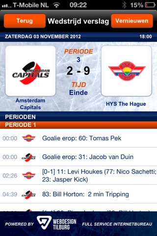 NIJB Eredivisie screenshot 2