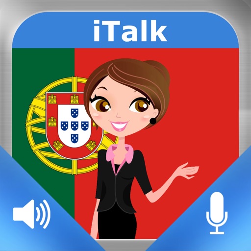 iTalk Portoghese conversazionale: registrare e riprodurre, imparare a parlare veloce, espressioni e prove di vocabolario per i parlanti di lingua italiana icon