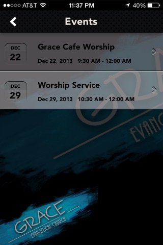 Grace Evangelical screenshot 2