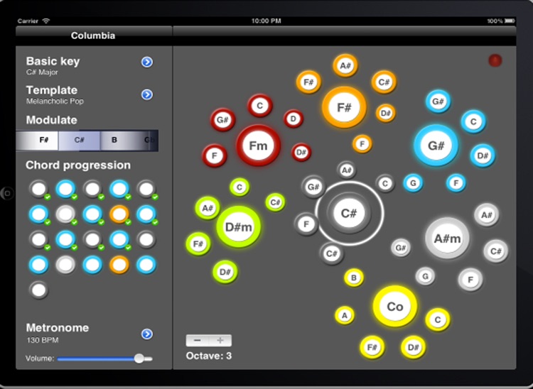 Music composition aid.Learning music composition with your iPad