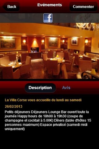 La Villa Corse Paris screenshot 3