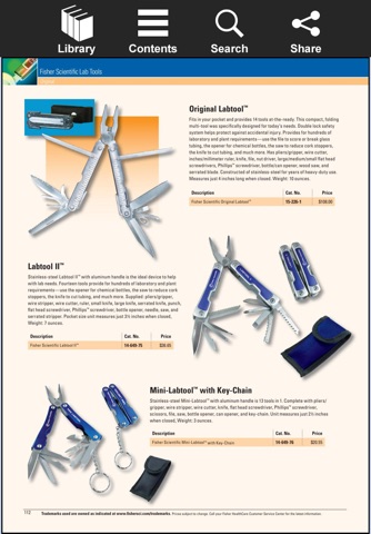 Fisher Scientific Catalog screenshot 4