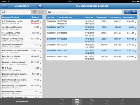 eXchequer365 for iPad screenshot 4