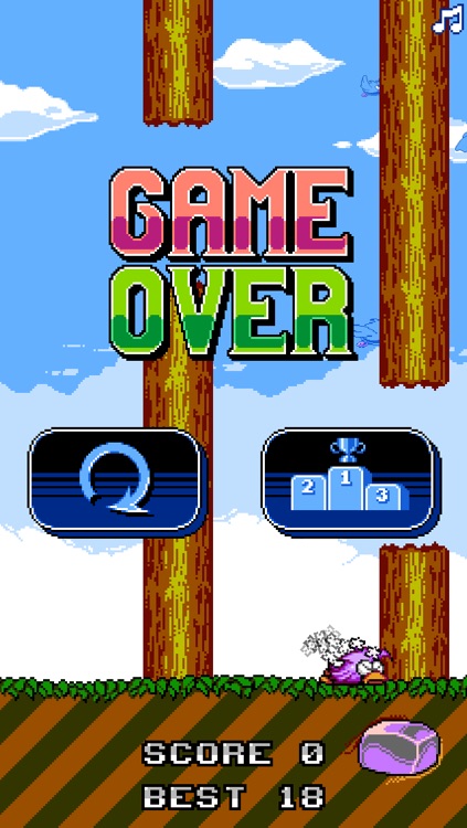 Skate Bird - The Adventure of a Flappy Tiny Bird screenshot-4