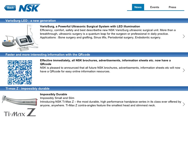 NSK dental dynamic and surgical instrument