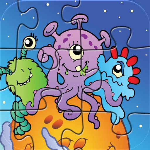 Monsters And Aliens Puzzles  - Jigsaw puzzle for children