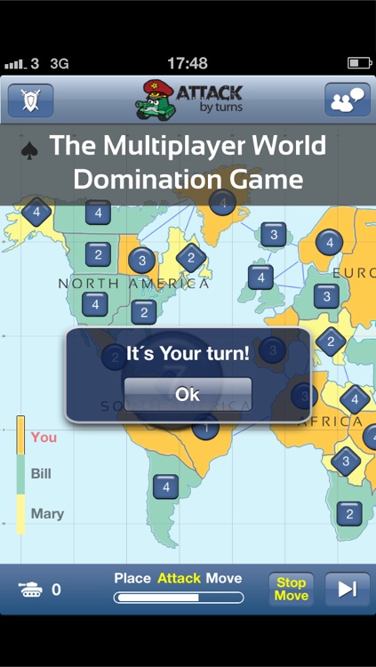 Attack By Turns- Free risk strategy game