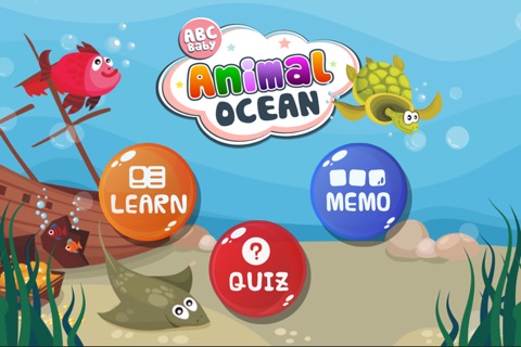 ABC Baby Ocean Animals Free - 3 in 1 Game for Preschool Kids - Learn Names of Marine Life screenshot 3