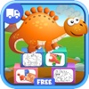 Dinosaurs Activity Center Paint & Play Free - All In One Educational Dino Learning Games for Toddlers and Kids