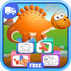 Activities of Dinosaurs Activity Center Paint & Play Free - All In One Educational Dino Learning Games for Toddler...