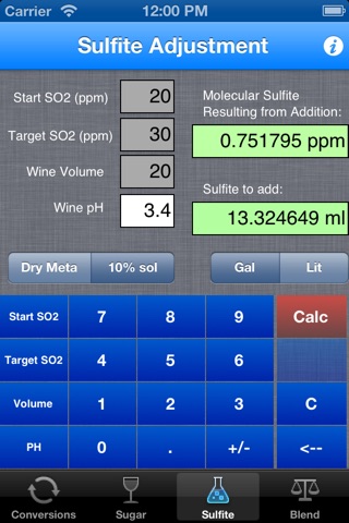 WineCalc screenshot 3