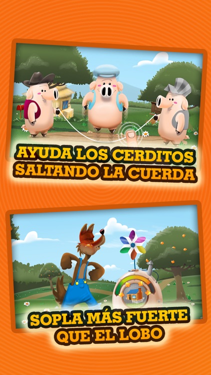 Los Tres Cerditos - Cuento y Juegos