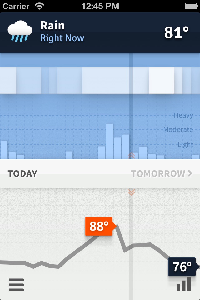 Weathertron — Live Rain, Snow, Clouds & Temperatures screenshot 2