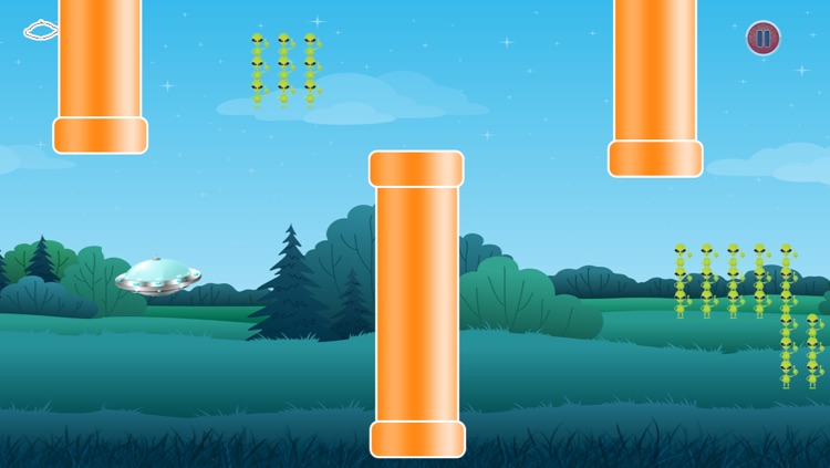 Flying Saucer Free: A tiny UFO's flappy adventure in gravity