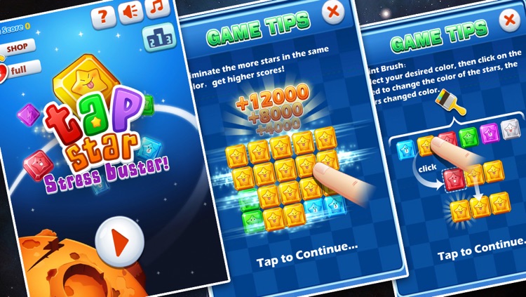 Tap Star: Stress Buster